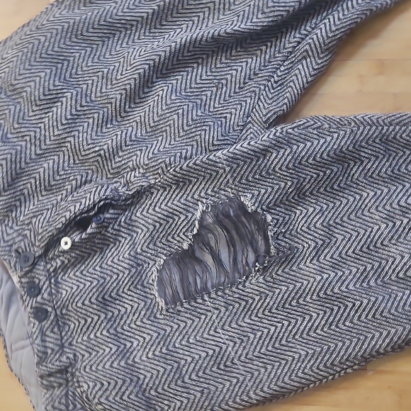 Magnolia Pearl Double breasted  Suit Cotton Blend linen rare - Picture 6 of 14